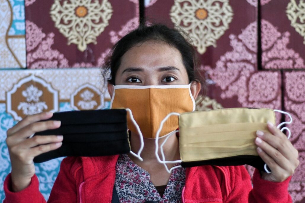 DAPATKAN HARGA MASKER KAIN TALI KARET  TERJANGKAU DI AMANAH 